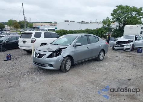 2012 Nissan Versa 1.6 Sv z USA, uszkodzony, nr VIN 3N1CN7APXCL835312